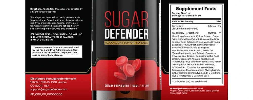 Sugar Defender Image
